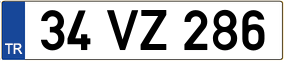 Truck License Plate